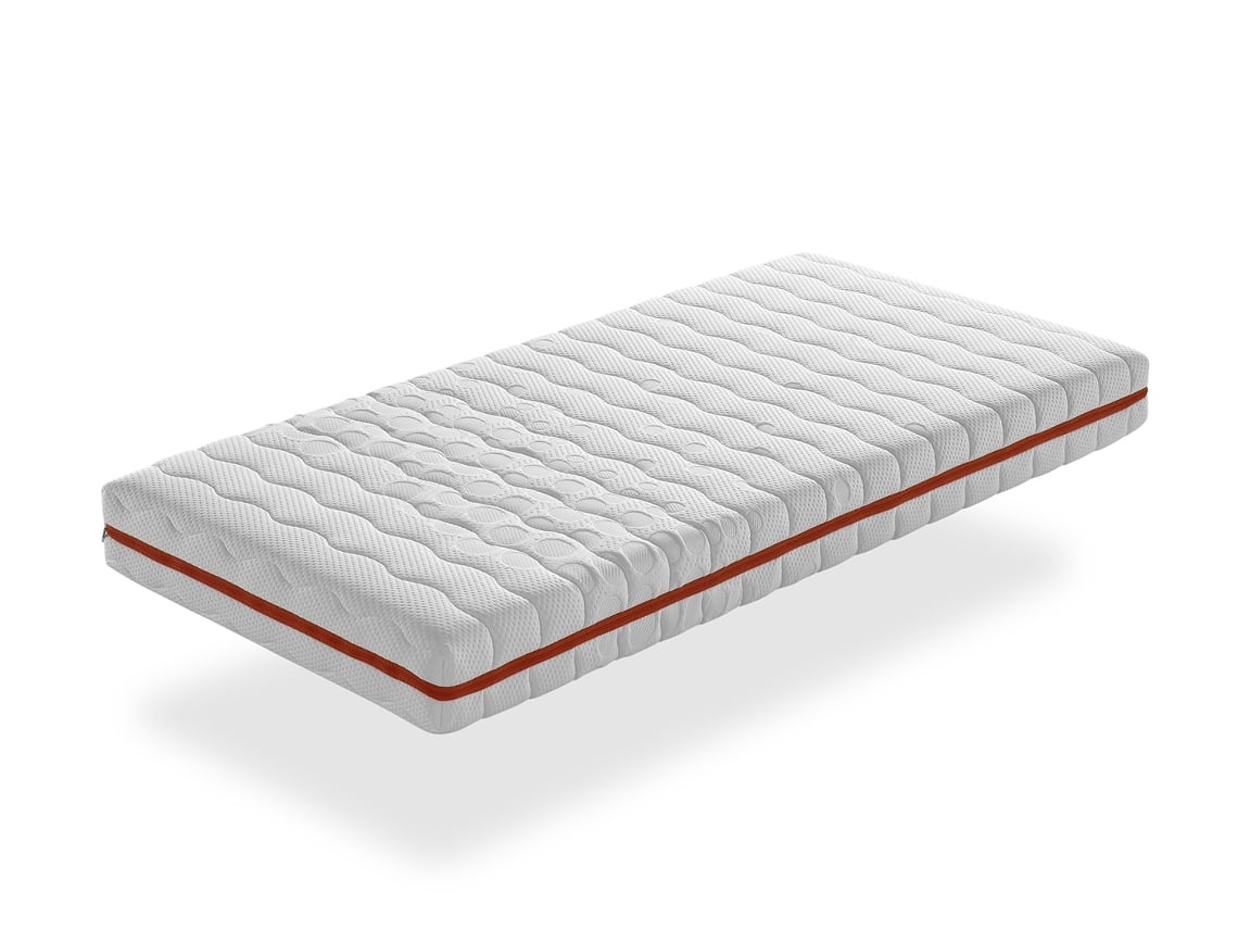 Colchon INFANTIL 80 x 160  - Altura 18 CM TODRA - Núcleo de espuma H.R, antibacteriano y extraíble, ideal para cunas y camas Montessori