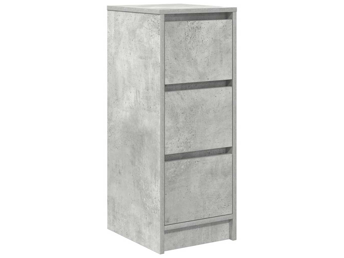 Maison Exclusive - Aparador De Madera De Ingeniería Gris Hormigón 29,5x34x76 Cm
