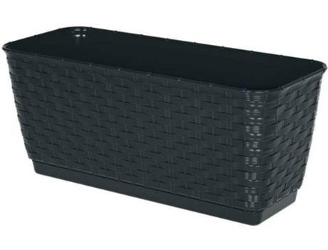 Maceta PROSPERPLAST Ratolla Case P (Gris - 29.3 x 11.9 x 12.6 cm)