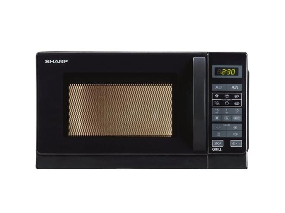 Sharp R-642Bkw Combinado Mostrador Microondas 20 L 800 W Negro