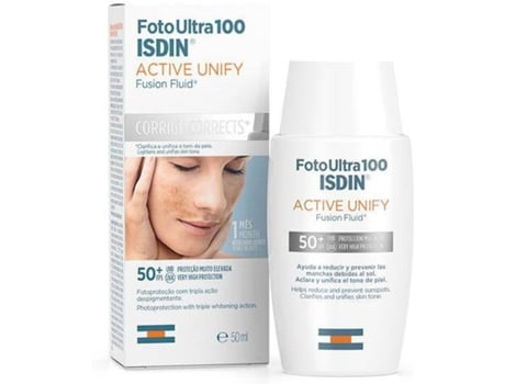 Crema Facial ISDIN Active Unify 50+ (50 ml)