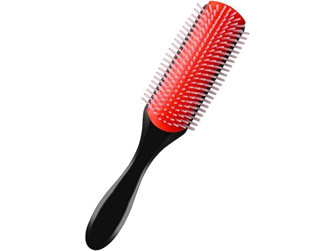 Peine De 9 Filas Con Cerdas De Nailon Para Peinar, Separar Y Secar Rizos.