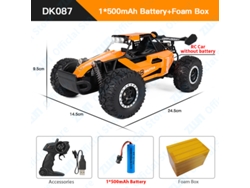 Coche RC 116 2WD con luces LED, todoterreno de escalada, control remoto de 2.4G, juguete para niños y niñas, color rojo. Aeuzwr
