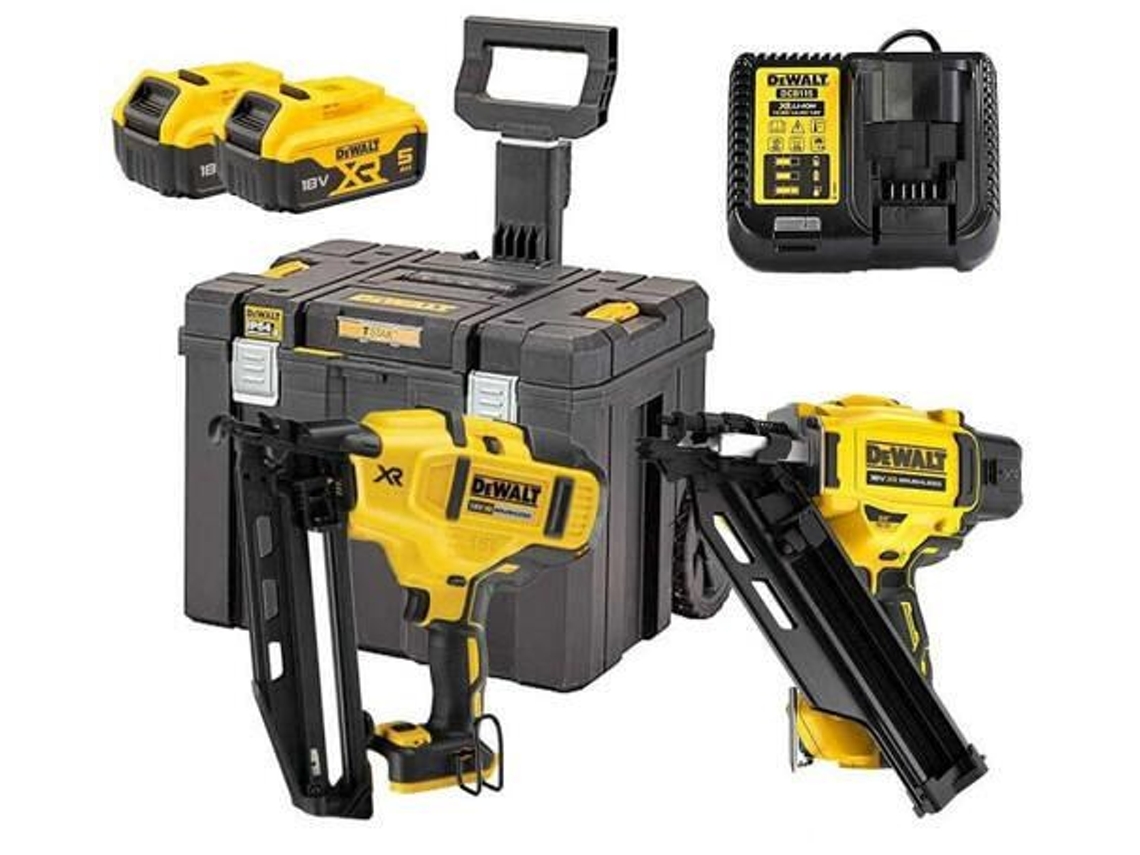 Dewalt. Kit combinado de baterías Tstak de 18 V DCK246P2, 2 x 5 Ah (DCN930 DCN660)