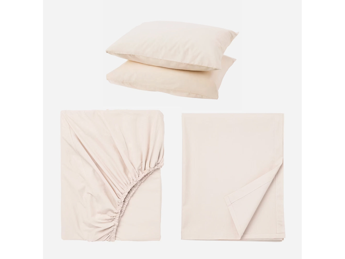 Juego De Cama Completo (cama De 150 Cm) - Beige