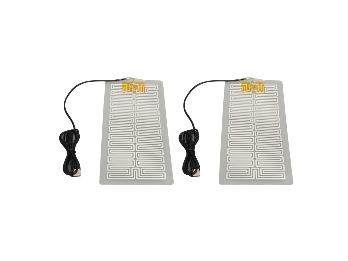2 Cinturones Protectores Eléctricos De Metal Con Calefacción Usb De 5 V Y Cable De 150 Cm