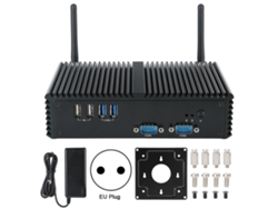 Minicomputadora industrial (doble núcleo, doble HDMI)