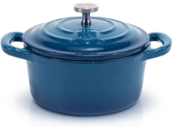 Olla MASTER SWISS Hierro Fundido A (Azul - 10 cm - 0.25 L)