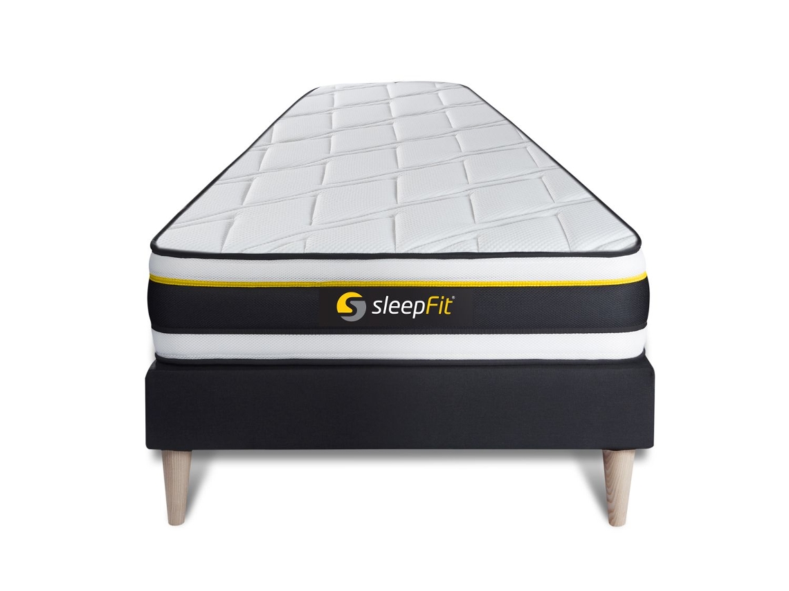 Canapé de Matrimonio Soft Altura SLEEPFIT Negro (90x190)