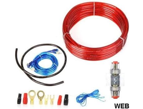 Kit de instalación para amplificador, autorradio y sbwoofer hasta 500w TECK