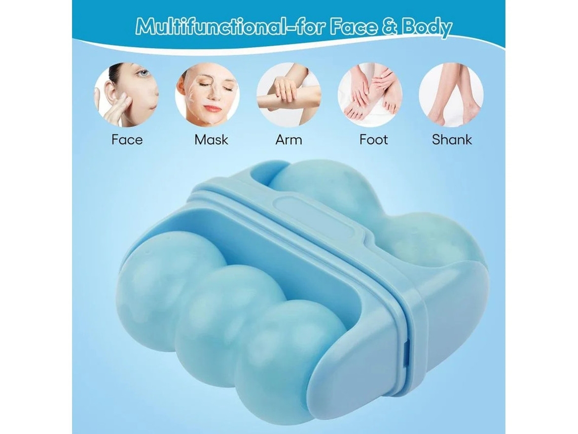Rodillo de hielo para rostro y ojos, ideas de regalo para mujeres, enfriamiento terapéutico para reafirmar, iluminar y reducir arrugas, masaje Yizhood