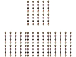 Juego De 160 Colgantes De Calavera Para Joyería Diy Y Accesorios Decorativos, Pulseras