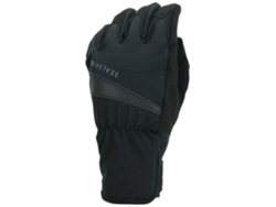 Guantes SEALSKINZ Impermeable Cycle Gri Negro