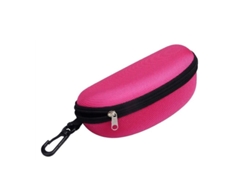 Estuche Protector Grande, Sólido E Impermeable Para Gafas De Sol Para Adultos, Color Rojo Océano.
