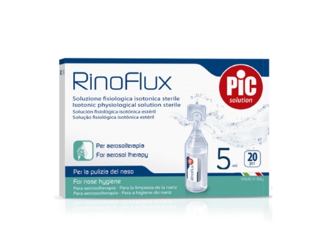 Solución Fisiológica RINOFLUX 5 ml X 20 Unidades