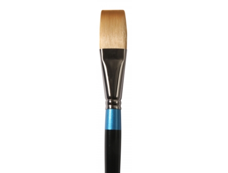 Pincel Sintetico Plano Largo Acuarela Mango Corto S.21 (1'' 34.9 Mm)