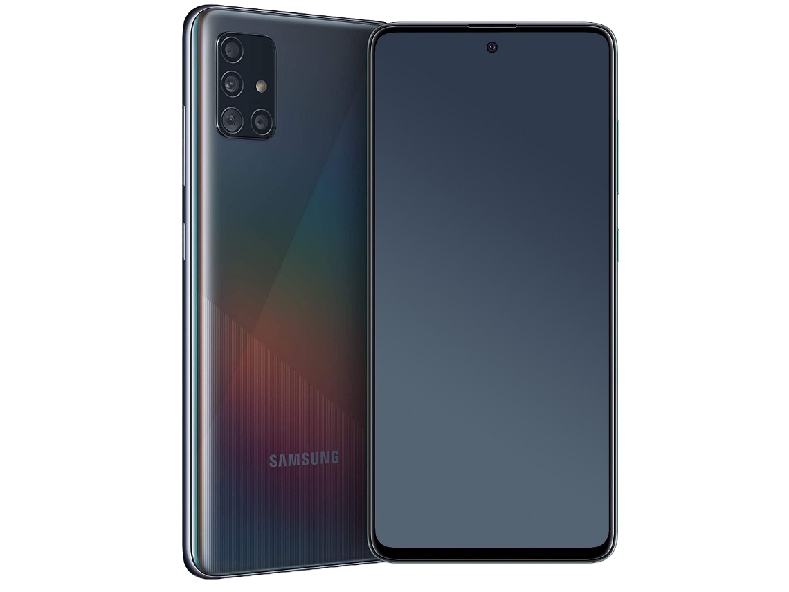Smartphone SAMSUNG Galaxy A51 Dual-Sim 128 Gb (Reacondicionado Señales de Uso - 128 GB - Negro)