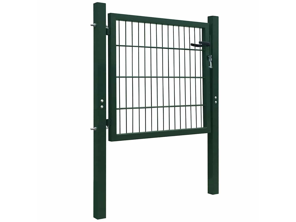 Maison Exclusive - Puerta De Valla 2d (individual) Verde 100x80 Cm