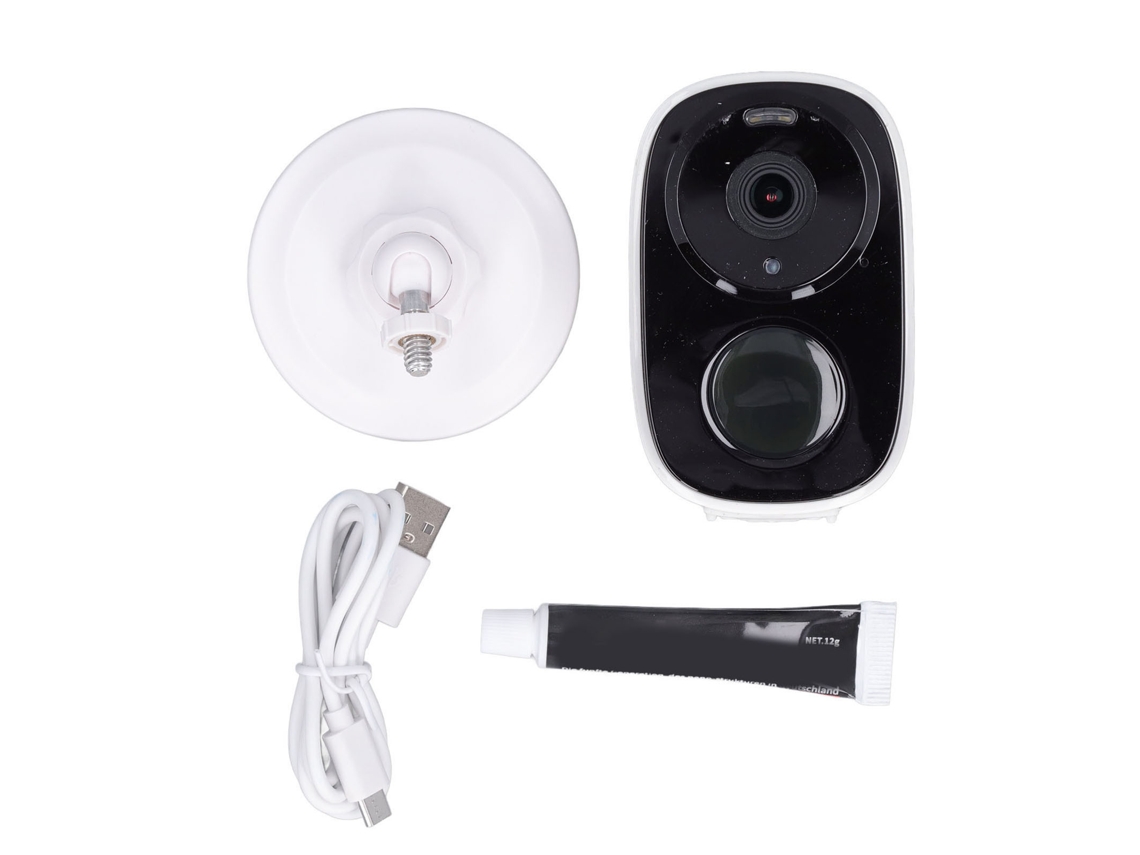 Câmera De Segurança Para Bebê Wifi Sem Fio Visão Noturna Hd Interior Com Comunicação Bidirecional