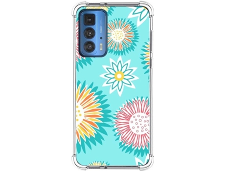 Carcasa Motorola Edge 20 Pro TUMUNDOSMARTPHONE Dibujos Antigolpes Flores 05 Multicolor