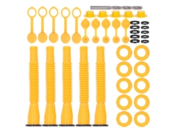 Kit De Bocal Para Galão De Gasolina Flexível Anti-despacho 20,57 Cm Para Galões De 1, 2, 5 E 10 Galões