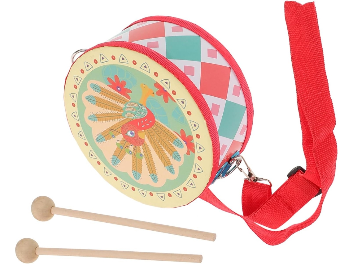 Tambor De Mano De Doble Cara Para Niños Y Niñas, Instrumento De Percusión Rítmica