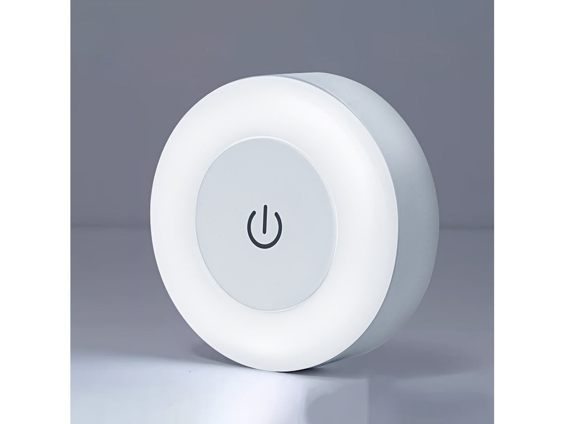Lámpara Led Ambiental Táctil Con Brillo Ajustable Y Luz Blanca Cálida/fría, Ideal Para Dormitorios, Pasillos Y Salas De Estar.