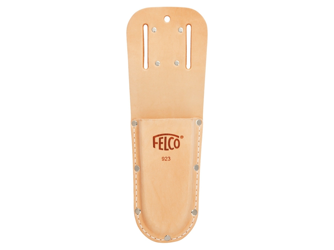 Felco 923 Funda de piel extra ancha para tijera de podar modelo 13 con lazo y clip FELCO