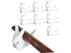 Reposaplatos Multifuncional. Reposaplatos Con Forma De Conejo, Hecho De Cerámica, Resistente, Fiable Y De L...