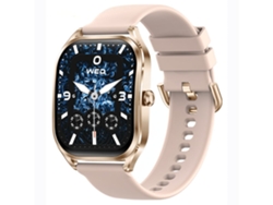 Reloj inteligente con pantalla curva HD de 2,02 pulgadas, llamadas Bluetooth, monitoreo de frecuencia cardíaca, presión arterial y oxígeno en sangre.