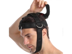 Arnés de entrenamiento de cuello ajustable para MMA, boxeo y buceo. Tejido de refuerzo con anillas en D. _epe Rosewell (soporte para cabeza y barbilla).