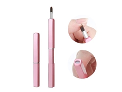 Pinceles retráctiles profesionales para labios, herramienta para aplicar lápiz labial y brillo labial para mujeres y niñas.