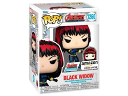 Figura Pop de Viuda Negra del cómic del 60.º aniversario de Marvel Avengers con pin exclusivo B.active