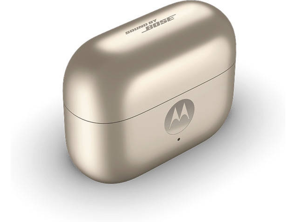 Auriculares MOTOROLA Moto Buds Loop Premium (Beige) - Cristals by Swarovski