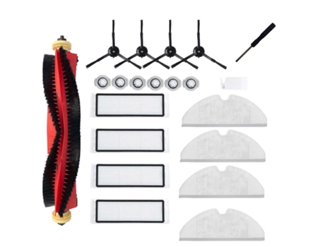 Juego de accesorios de repuesto, paños de fregona, trapos, rodillo, cepillo principal, filtro Hepa para Xiaomi Roborock Pure S6 Maxv S5 Max, repuesto