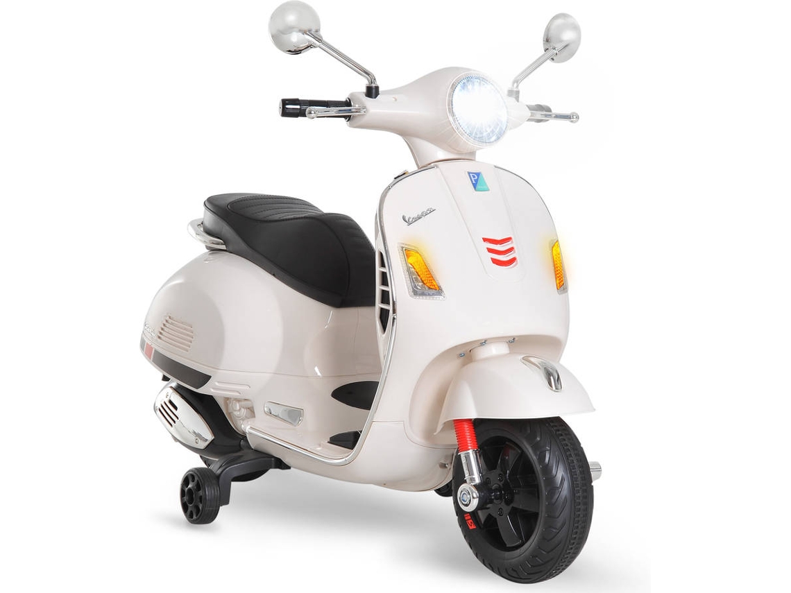 Moto Eléctrica HOMCOM Vespa Blanco