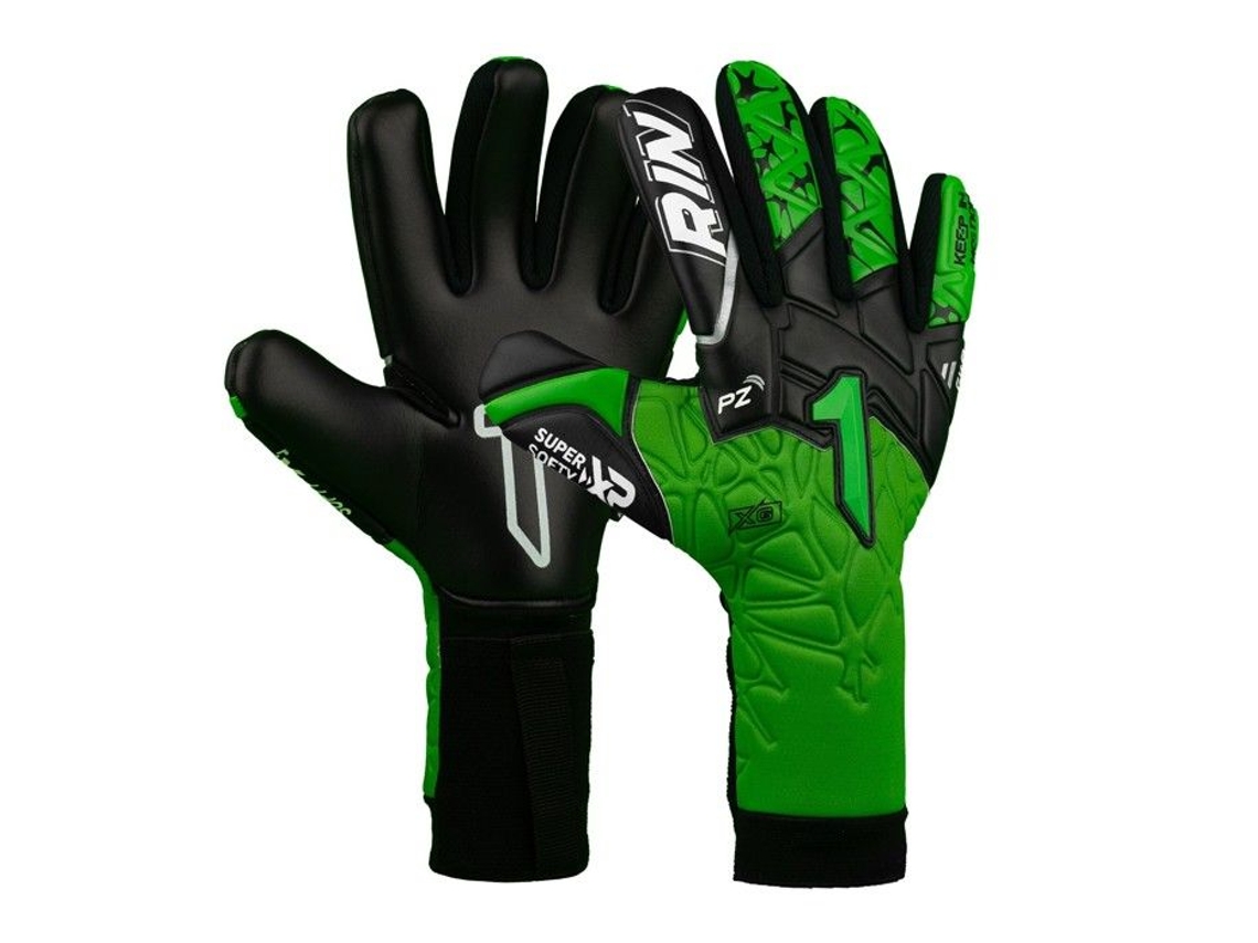Guantes de portero Rinat Dominius Prime Verde/Negro Transpirables Super Suaves XP