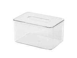 Caja De Pañuelos Decorativa Multifuncional Transparente, Ahorra Espacio, Dispensador De Pañuelos