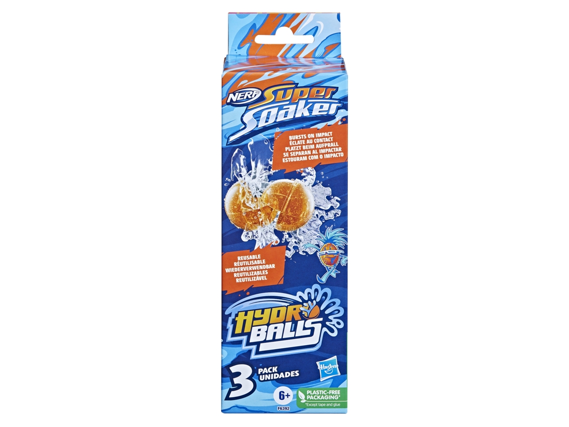 Lanzadores SUPERSOAKER Soa Hydro Balls 3 Pk
