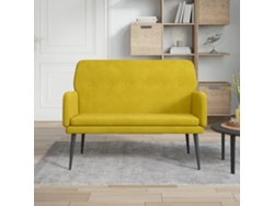 Lovely Home Banco 108X79X79 Cm Terciopelo Amarillo