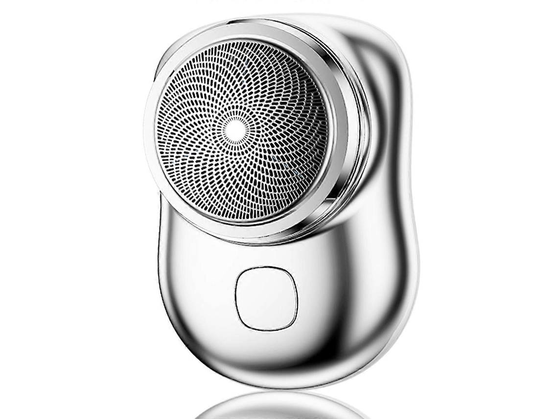 Mini afeitadora eléctrica portátil KXJ, mini afeitadora eléctrica para hombres, afeitadora recargable por USB, fácil de usar con un botón Rosewell