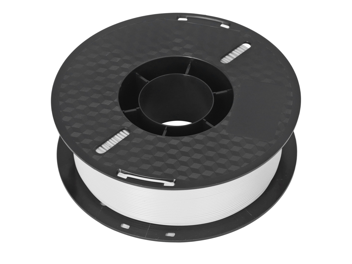 Filamento PLA de 1,75 mm (1 kg) para impresora 3D, ecológico, inodoro, sin humo, blanco