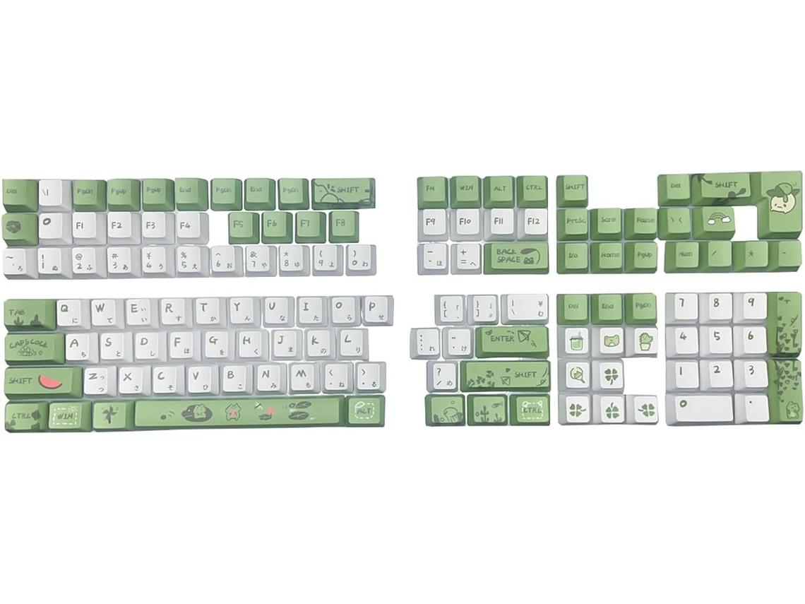 Teclas Oem Japonesas Para Teclados Mecánicos De 61/68/75/98/104/108 Teclas.