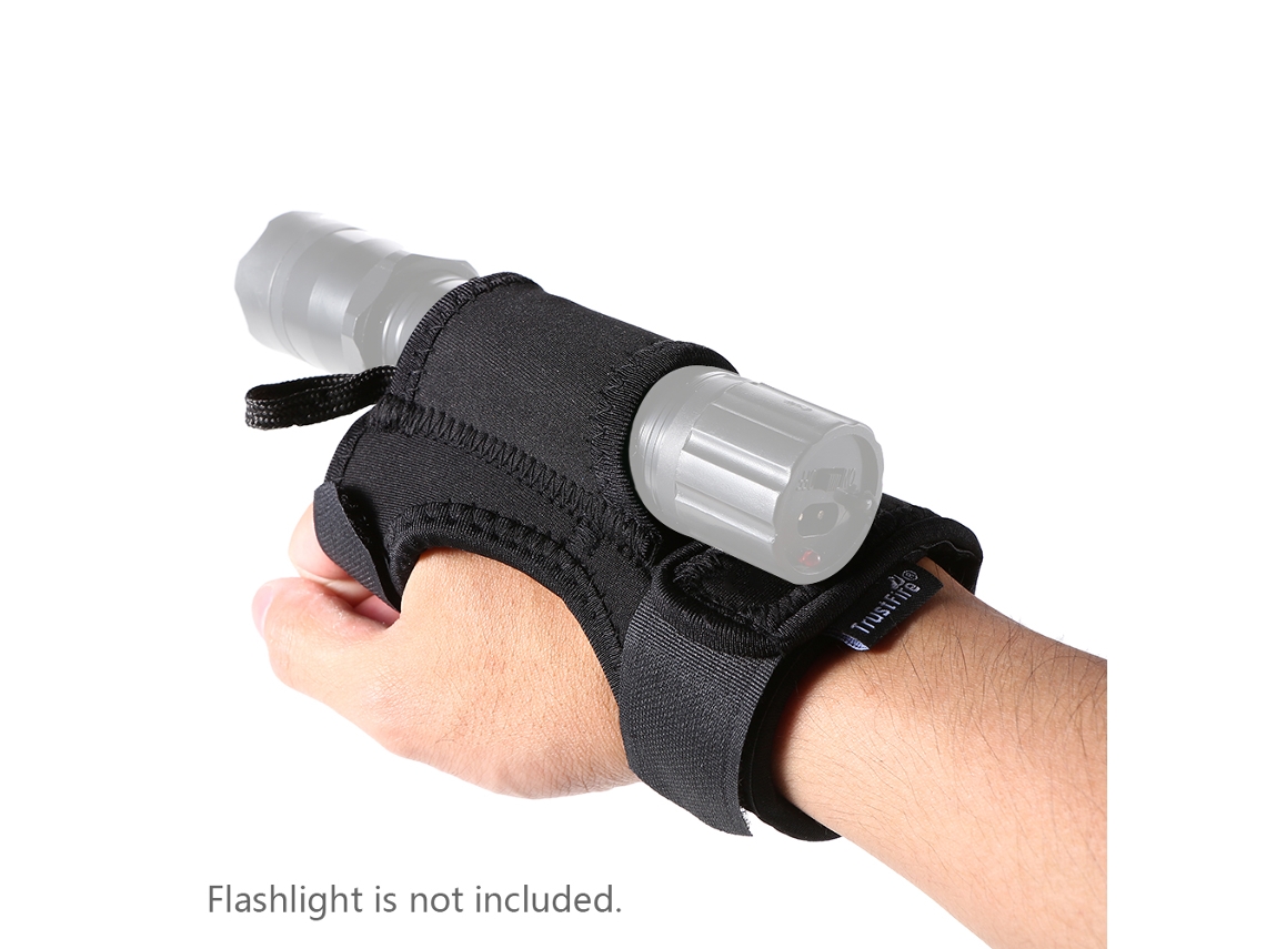 Soporte Para Linterna De Mano Con Correa Ajustable Para La Muñeca Para Actividades Al Aire Libre, Buceo Y Caza.