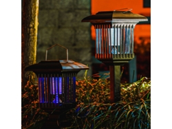 Yncm2026-lámpara Solar Para Matar Mosquitos Lámpara De Jardín Zancudo Eléctrico Exterior Zancudos Moscas Para Jardín Patio Cesped