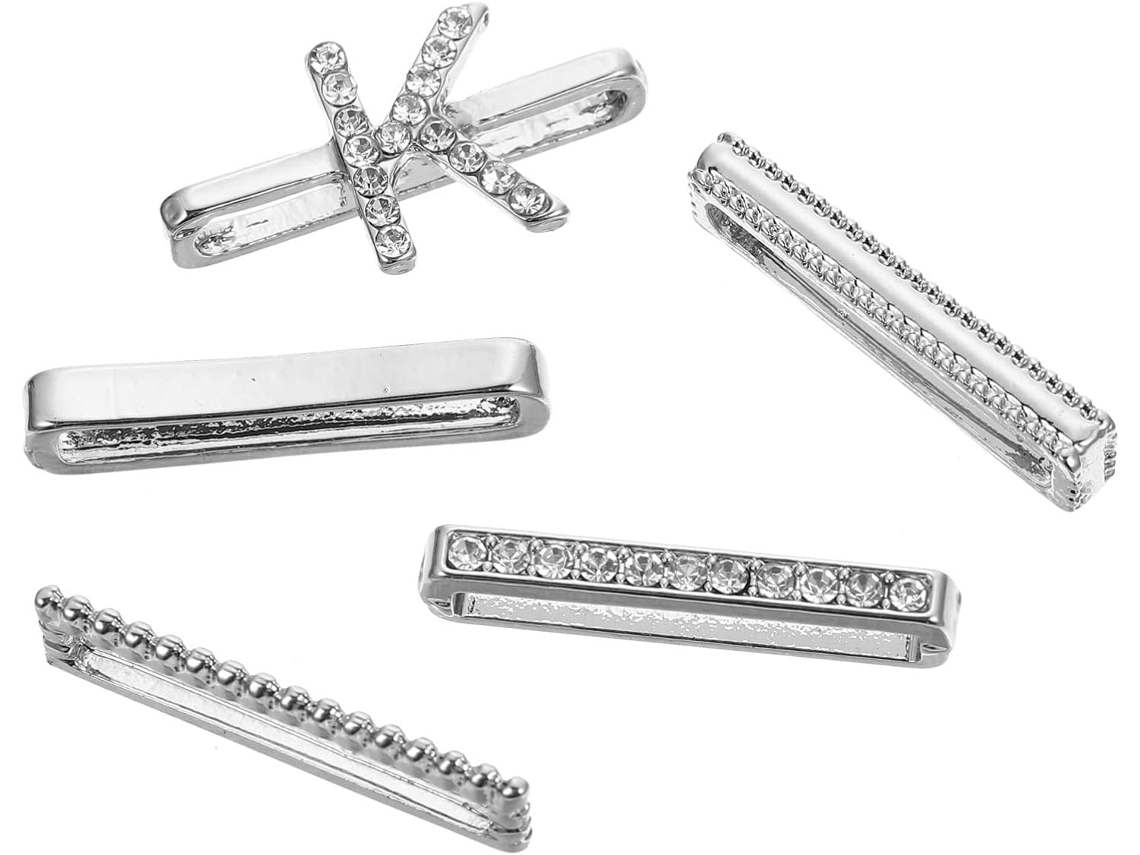 Hebillas Decorativas Anillos Reloj Dijes Relojes Decorativos Correas Decoración Reemplazable 5 Piezas Letra