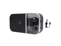Radio Portátil Am Fm Sw De Estilo Retro Con Altavoz Bluetooth Recargable Y Reproductor Multibanda
