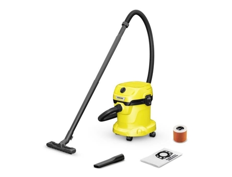 Aspirador húmido e seco KARCHER WD 2 Plus V-15/4/18 C - Tanque de polipropileno 15 L - 1000W (função de soprador)