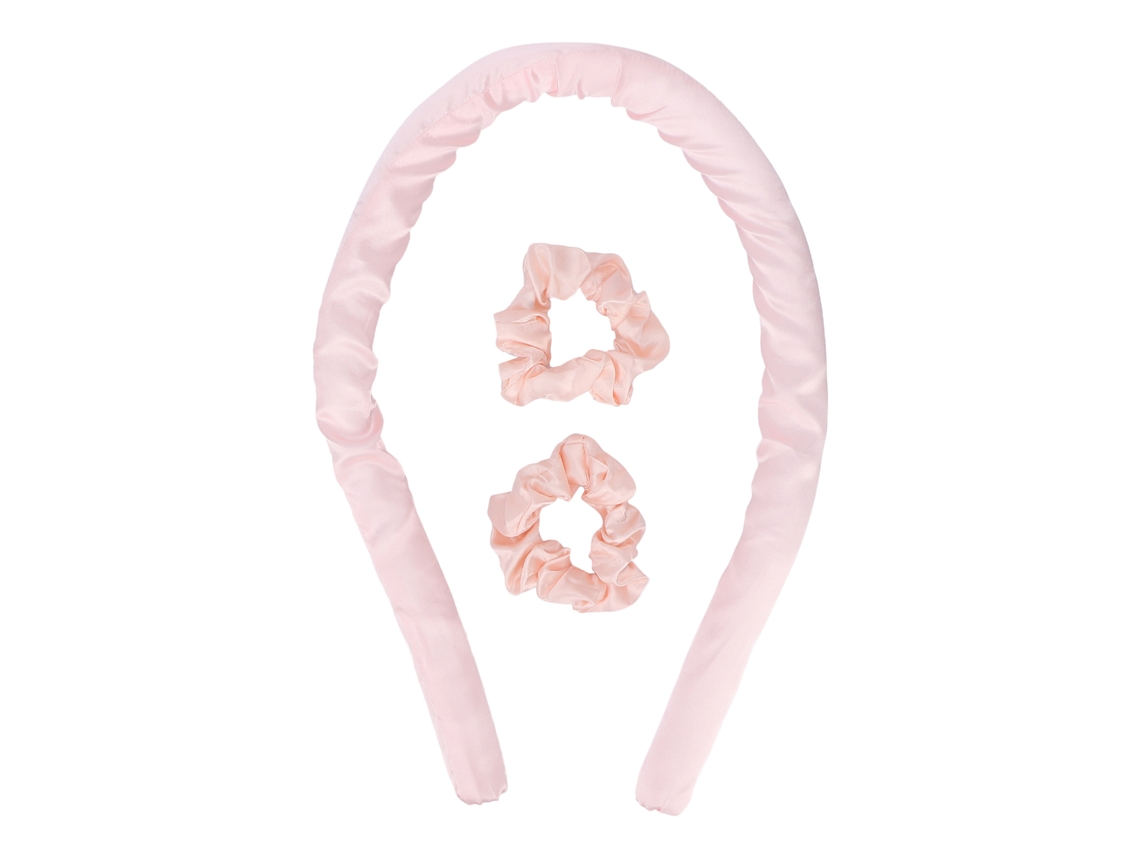 Rizos Sin Calor Cabeza Diadema Rizador Pelo Natural Sin Calor Herramienta De Peinado Diy Rosa Para Dormir