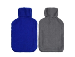 Paquete De 2 Fundas Tejidas Para Bolsas De Agua Caliente, Calentador De Invierno De Goma Para Mujeres (solo Fundas)